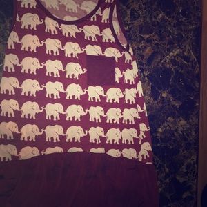 Houndstooth ruffle top